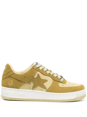 

Logo-patch lace-up sneakers, A BATHING APE® Logo-patch lace-up sneakers