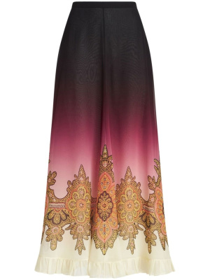 

High-waisted gradient effect skirt, ETRO High-waisted gradient effect skirt