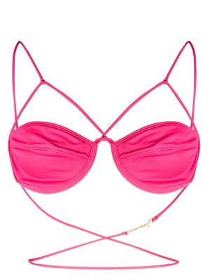 

Le Haut Maillot bikini top, Jacquemus Le Haut Maillot bikini top