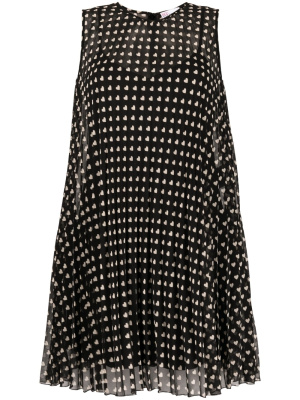 

Heart-print mini dress, RED Valentino Heart-print mini dress