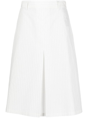

Pinstriped midi skirt, MM6 Maison Margiela Pinstriped midi skirt