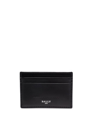 

Logo-stamp leather cardholder, Bally Logo-stamp leather cardholder