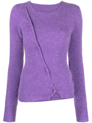 

Button-fastening knitted cardigan, Jacquemus Button-fastening knitted cardigan