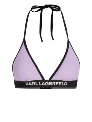 

Logo triangle bikini top, Karl Lagerfeld Logo triangle bikini top