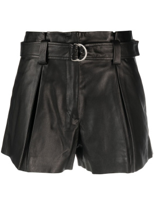 

Morin leather shorts, IRO Morin leather shorts