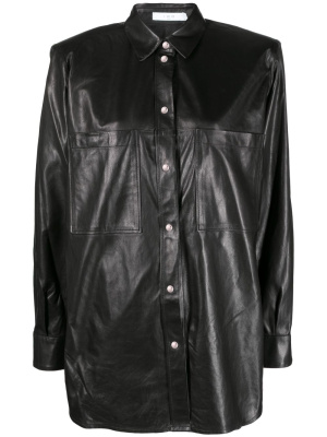 

Alegre long-sleveed leather shirt, IRO Alegre long-sleveed leather shirt