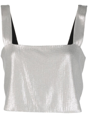 

Sequin-embellished cropped top, IRO Sequin-embellished cropped top