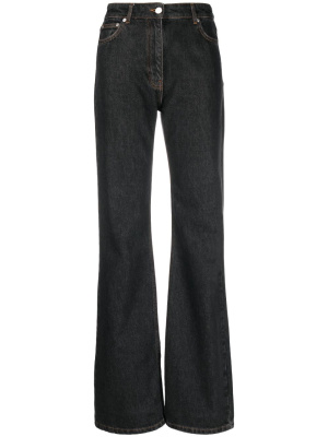 

Mid-rise wide-leg jeans, MOSCHINO JEANS Mid-rise wide-leg jeans