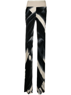 

Abstract-print track pants, Rick Owens Abstract-print track pants