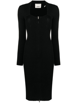 

Zip-up ribbed dress, ISABEL MARANT Zip-up ribbed dress