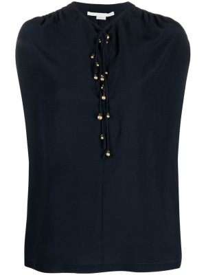 

Buttoned silk blouse, Stella McCartney Buttoned silk blouse