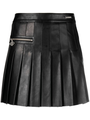 

Pleated leather mini skirt, Han Kjøbenhavn Pleated leather mini skirt