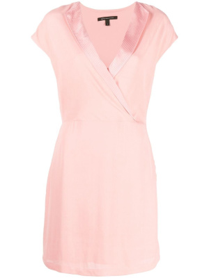 

Stripe-detail v-neck dress, Armani Exchange Stripe-detail v-neck dress