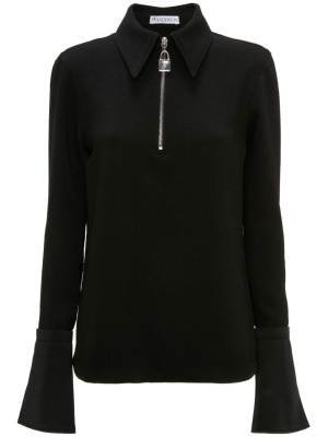 

Henley padlock polo shirt, JW Anderson Henley padlock polo shirt