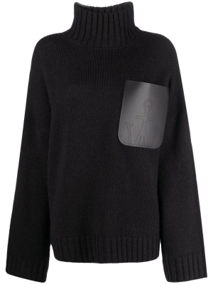 

High-neck knitted jumper, JW Anderson High-neck knitted jumper