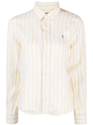 

Striped cotton button-up shirt, Polo Ralph Lauren Striped cotton button-up shirt