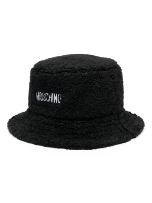 

Logo-embroidered bucket hat, Moschino Logo-embroidered bucket hat