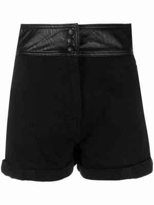 

High-waisted cotton shorts, TWINSET High-waisted cotton shorts