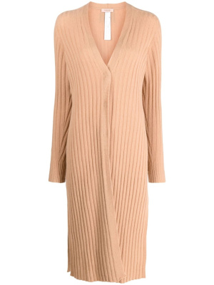 

Longline ribbed cardigan, TWINSET Longline ribbed cardigan