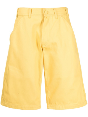 

Logo-patch tailored shorts, Raf Simons Logo-patch tailored shorts