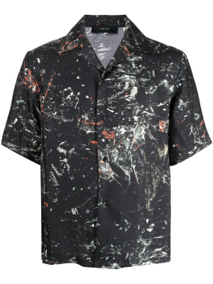 

Paint-splatter print shirt, AMIRI Paint-splatter print shirt