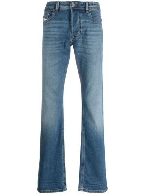 

Logo-patch straight-leg jeans, Diesel Logo-patch straight-leg jeans