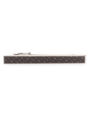 

Monogram-pattern tie clip, BOSS Monogram-pattern tie clip