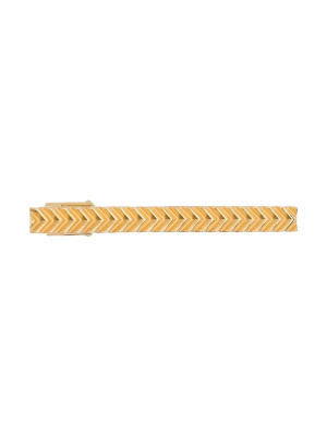 

Herringbone-pattern tie clip, Lanvin Herringbone-pattern tie clip