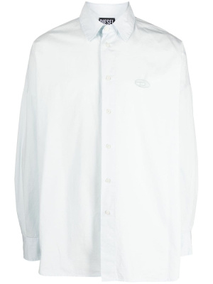 

Logo patch long-sleeve shirt, Diesel Logo patch long-sleeve shirt