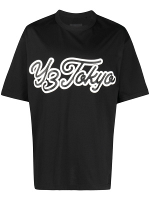 

GFX / logo-flocked T-shirt, Y-3 GFX S/S logo-flocked T-shirt