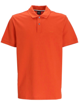 

Embroidered-logo polo shirt, BOSS Embroidered-logo polo shirt