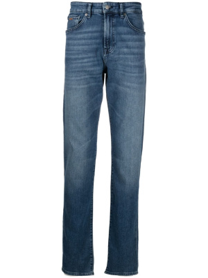

Tapered-leg mid-waist jeans, BOSS Tapered-leg mid-waist jeans