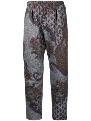 

Patterned-jacquard straight-leg trousers, Engineered Garments Patterned-jacquard straight-leg trousers