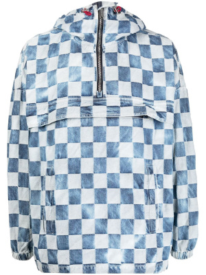 

Checkerboard-print sports jacket, Dsquared2 Checkerboard-print sports jacket
