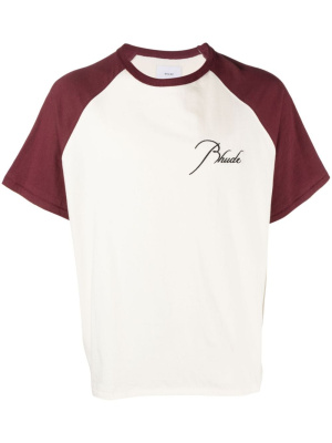 

Logo-print raglan T-shirt, Rhude Logo-print raglan T-shirt