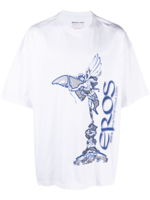 

Eros-print cotton T-shirt, Martine Rose Eros-print cotton T-shirt