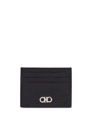 

Gancini two-tone cardholder, Ferragamo Gancini two-tone cardholder