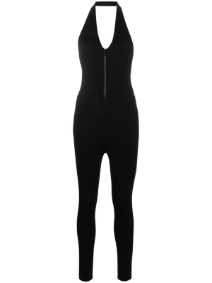 

Halterneck zip-up jumpsuit, SANDRO Halterneck zip-up jumpsuit