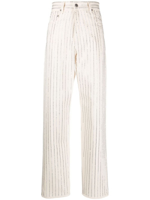 

High-waist embellished trousers, Golden Goose High-waist embellished trousers