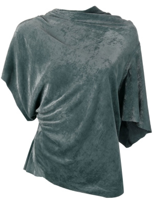 

Asymmetric ruched top, Rick Owens Asymmetric ruched top
