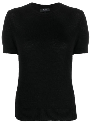 

Short-sleeved cashmere T-shirt, Theory Short-sleeved cashmere T-shirt