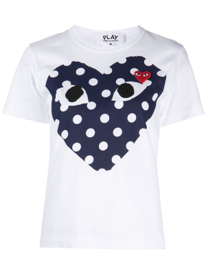 

Logo print T-shirt, Comme Des Garçons Play Logo print T-shirt