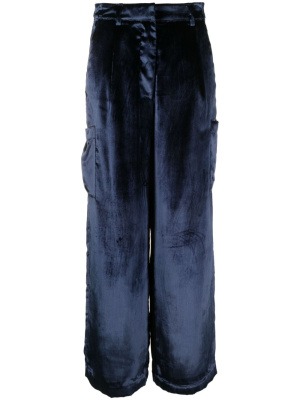 

Luli velvet cargo trousers, Loulou Studio Luli velvet cargo trousers
