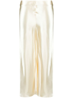 

Toni cropped satin trousers, KHAITE Toni cropped satin trousers