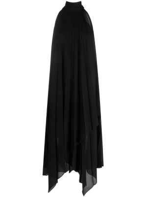 

Halterneck sleeveless pleated dress, Patrizia Pepe Halterneck sleeveless pleated dress