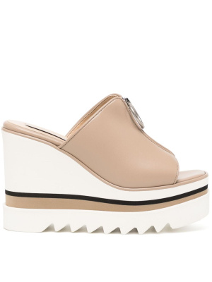 

Sneak-Elyse 80mm wedge sandals, Stella McCartney Sneak-Elyse 80mm wedge sandals