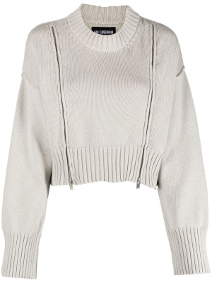 

Double-zip cropped jumper, Han Kjøbenhavn Double-zip cropped jumper