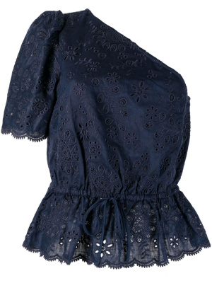 

Eyelet-embroidered cotton top, Polo Ralph Lauren Eyelet-embroidered cotton top