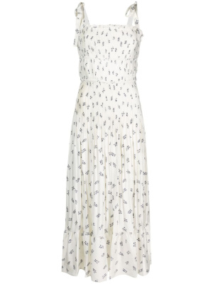 

Floral-print pleated maxi dress, Polo Ralph Lauren Floral-print pleated maxi dress