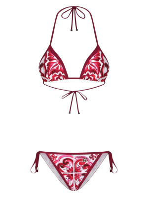

Majolica-print bikini, Dolce & Gabbana Majolica-print bikini